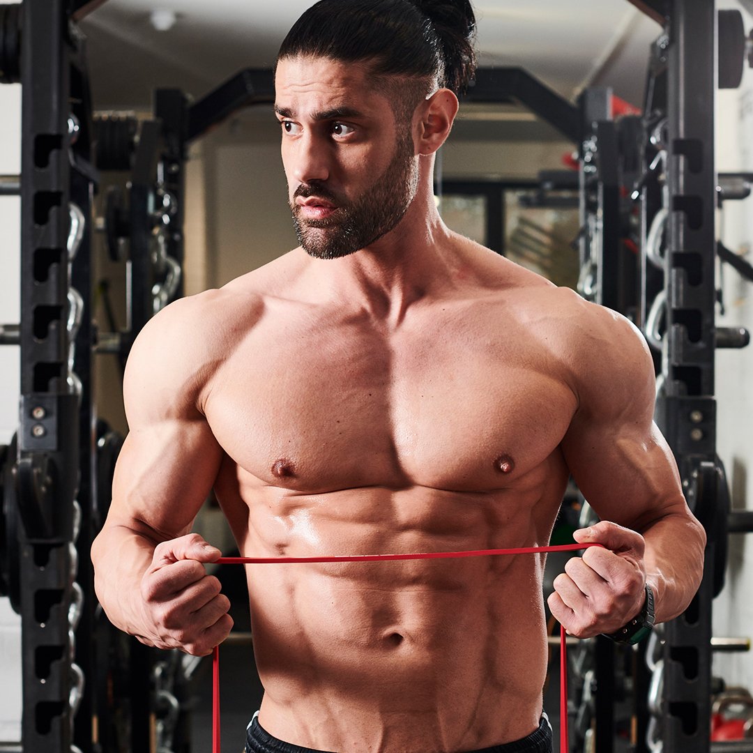 3-Level Professional Resistance Loop Bands (Intermediate Level) by Corezone Sports Secondary image