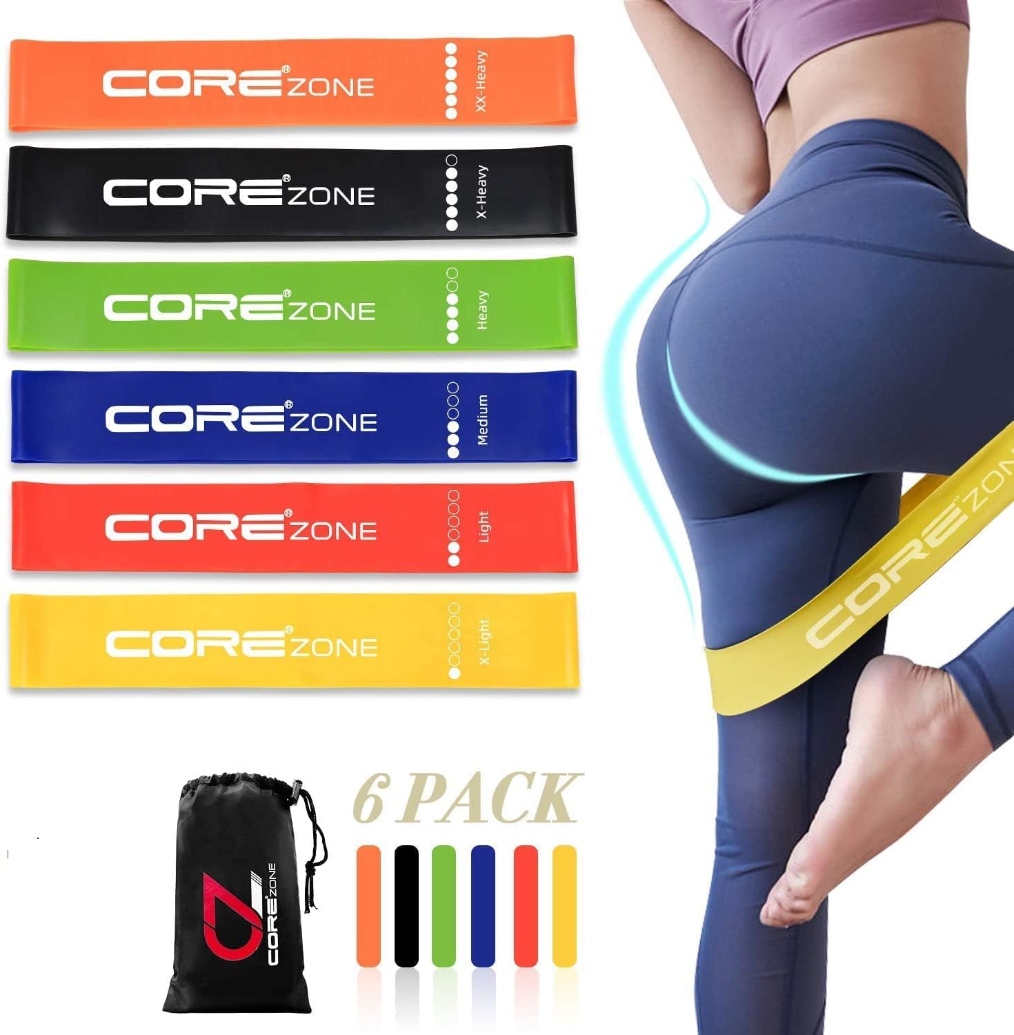 6-Level Resistance Band Set CZ