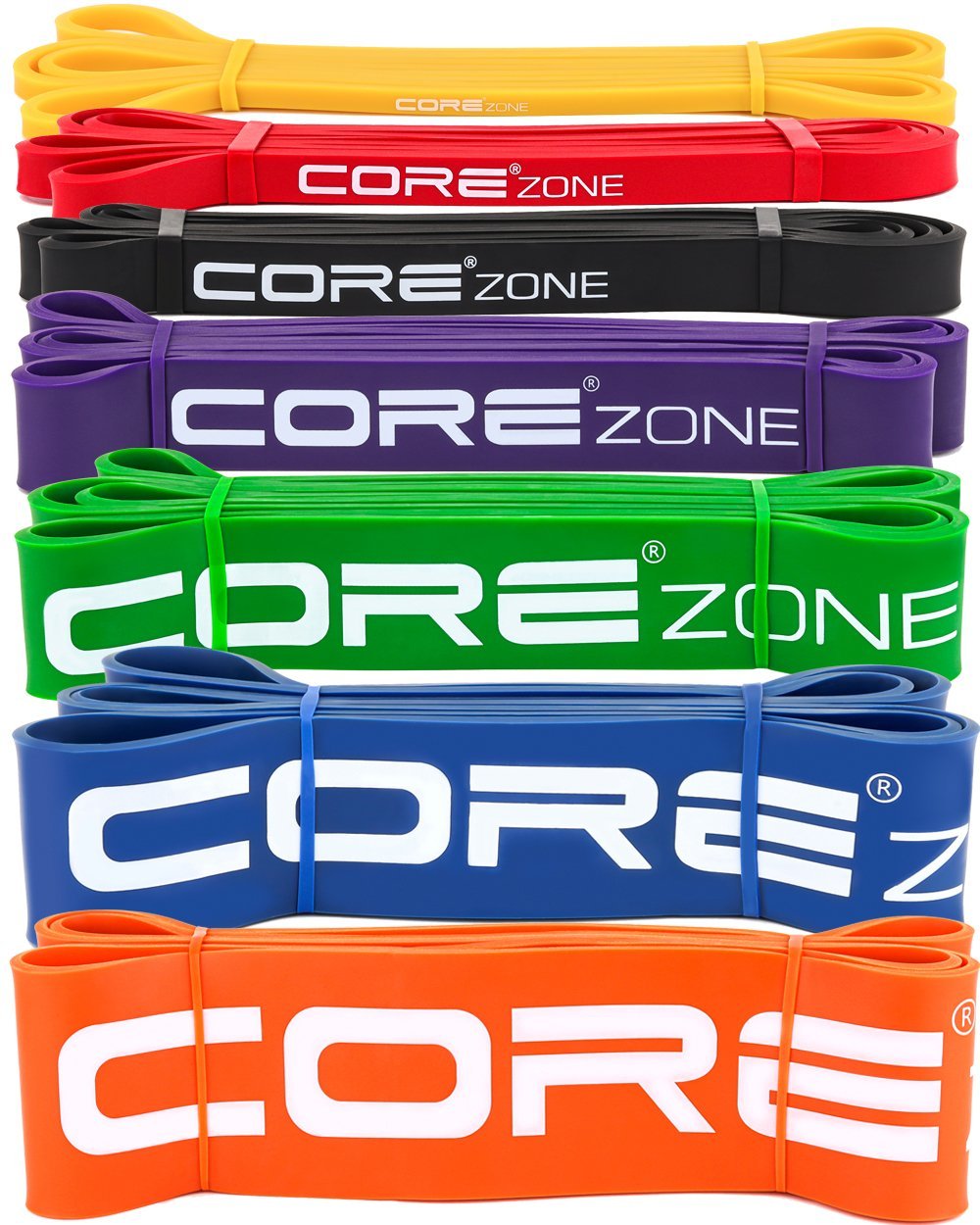 7 Level Assisted Pull Up Resistance Bands CZ Main image