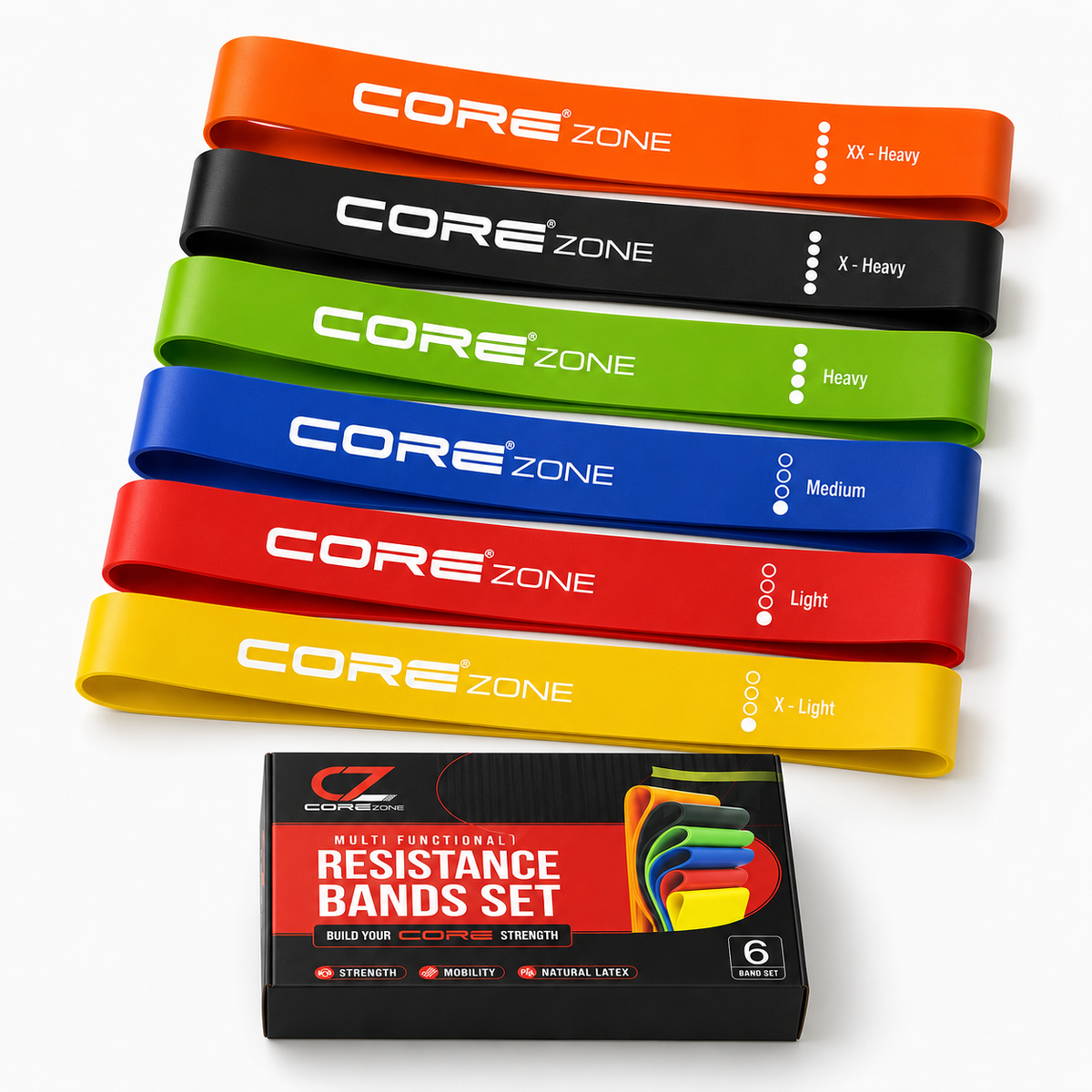 6 Levels Resistance Bands