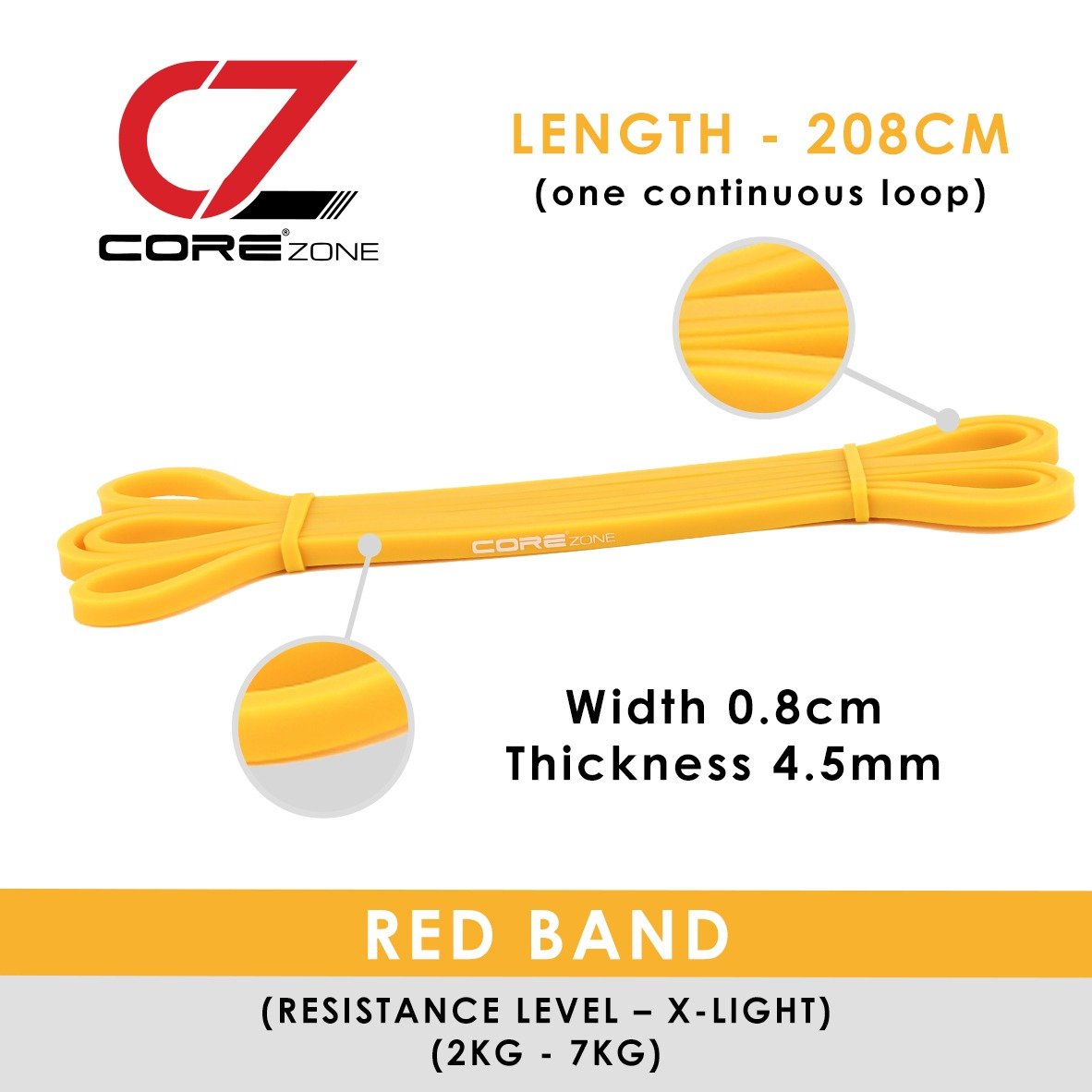 7 Level Assisted Pull Up Resistance Bands